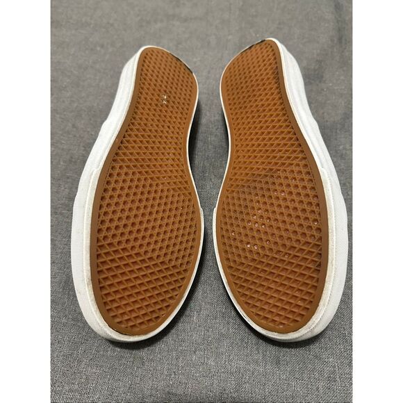 Vans Authentic Slim Peacock Print Red, Yellow, Blue Skate Casual Sneakers Women’ - Picture 3 of 9